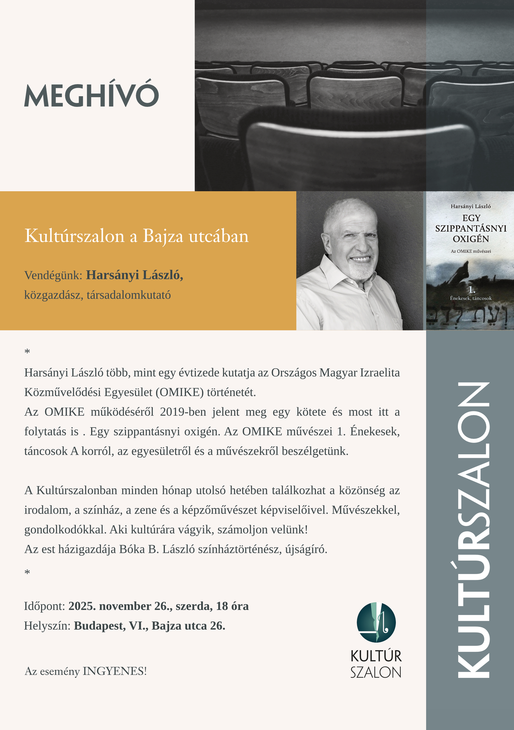 Mazsök Kulturszalon, Harsányi László